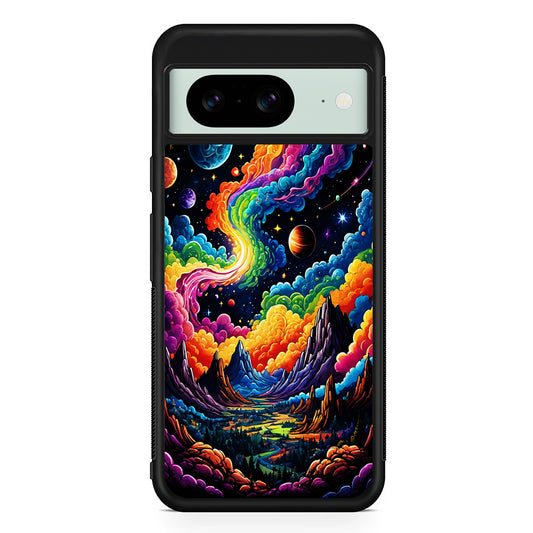Space Planets Fantasy Google Pixel 8 Case | Durable Protective Cover for Google Pixel 8