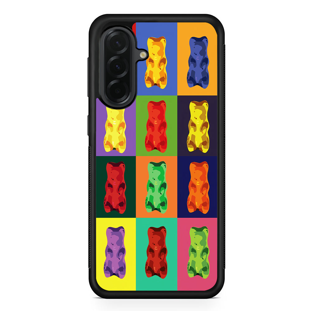 Gummy Bear Pop Art Samsung Galaxy A36 Case | Protective Rubber Cover