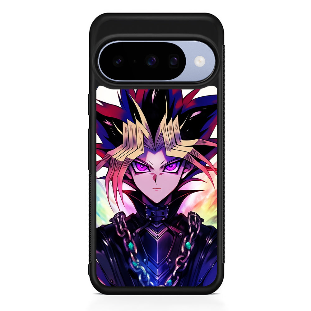 Yu-Gi-Oh Yugi Mutou Face Google Pixel 10 Case | Google Pixel 10 Rubber Protective Case