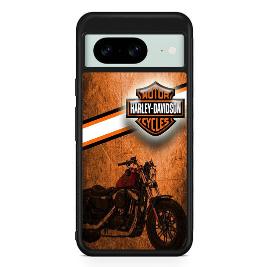 Harley Davidson Motor Logo Google Pixel 8 Case | Slim Rubber Case for Google Pixel 8