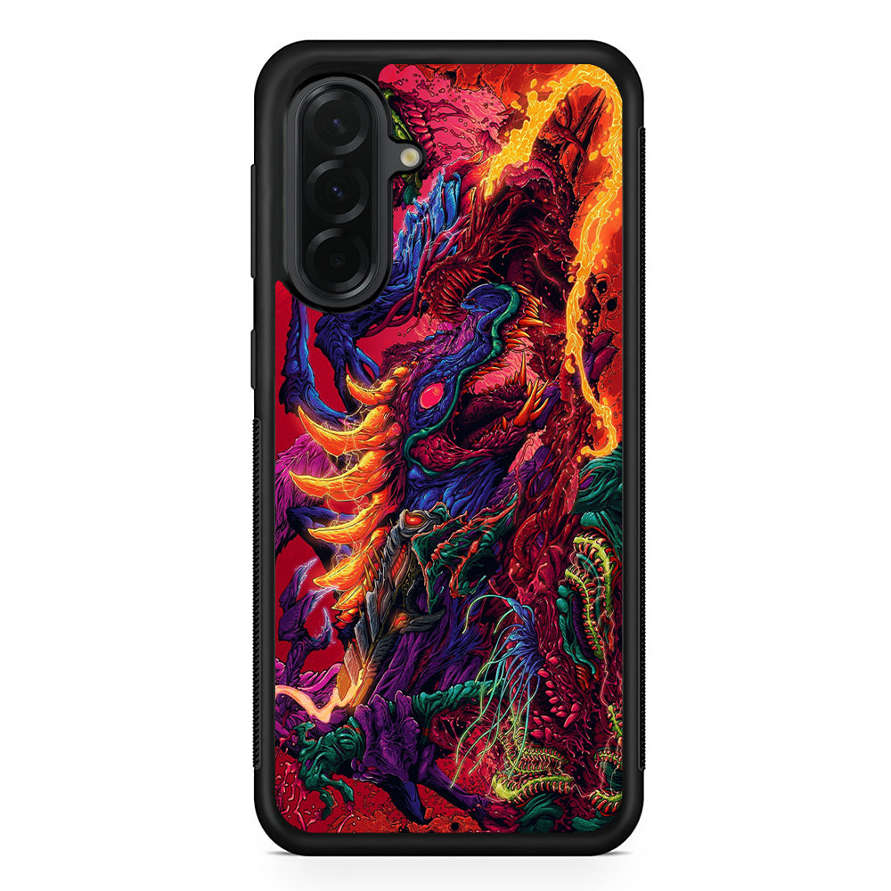 CS GO Hyper Beast Art Samsung Galaxy A36 Case | Protective Rubber Cover
