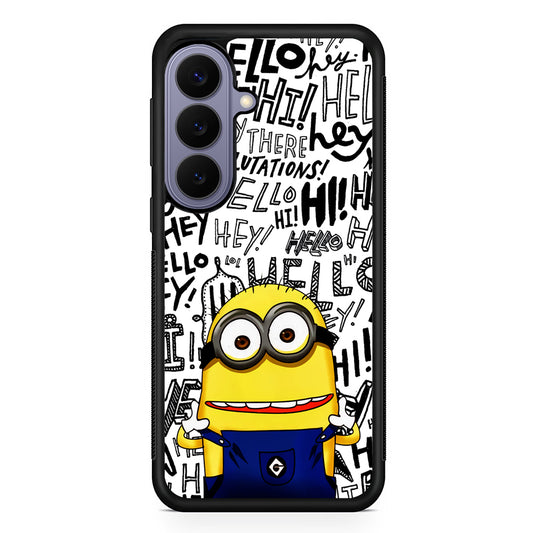 Minions Hail Word Samsung Galaxy S26 Case | Durable Rubber Case for Samsung Galaxy S26