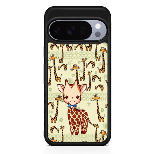 Baby Giraffe Adventure Ground Google Pixel 10 Pro Case | Slim Google Pixel 10 Pro Rubber Case