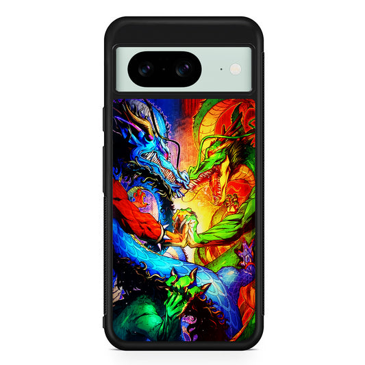 Kaido VS Shenron Crossover Google Pixel 8 Case | Durable Protective Cover for Google Pixel 8