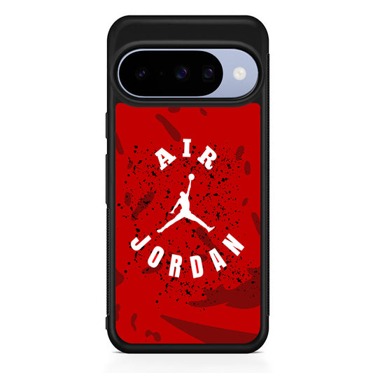 Air Jordan Waving Shapes Google Pixel 10 Case | Google Pixel 10 Rubber Protective Case