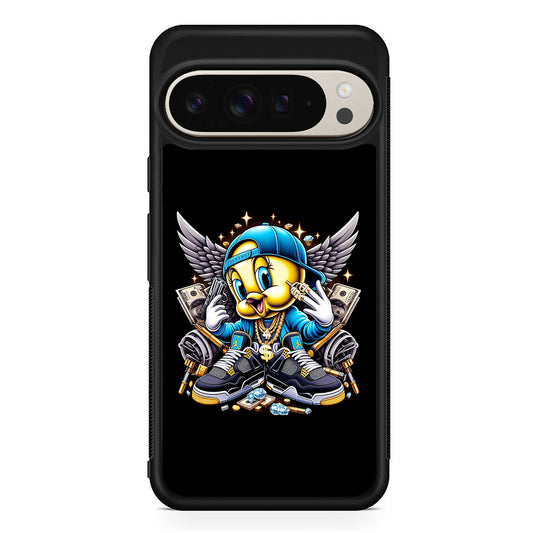 Tweety Bird Rich Google Pixel 9 Pro Case | Slim Protective Cover