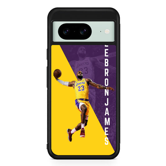 Lebron James Lakers 23 Google Pixel 8 Case | Durable Protective Cover for Google Pixel 8