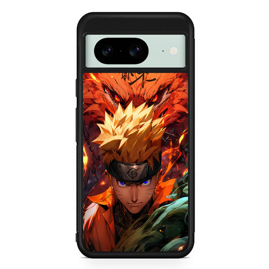 Naruto Uzumaki Rage of the Nine Tails Google Pixel 8 Case | Durable Protective Cover for Google Pixel 8