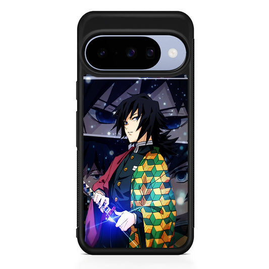 Kimetsu No Yaiba Giyuu In Frame Google Pixel 10 Case | Google Pixel 10 Rubber Protective Case