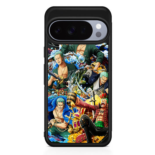One Piece Roronoa Zoro Aesthetic Google Pixel 10 Pro Case | Slim Google Pixel 10 Pro Rubber Case