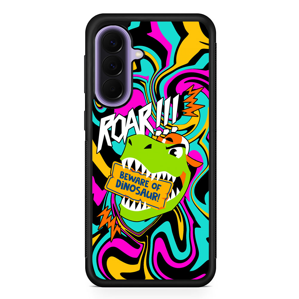 Beware from Dinosaur Roar Samsung Galaxy A57 Case | Slim Samsung Galaxy A57 Rubber Case