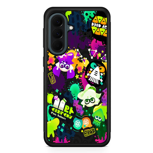 Splatoon Squid Graffiti Samsung Galaxy A37 Case | Samsung Galaxy A37 Rubber Phone Case
