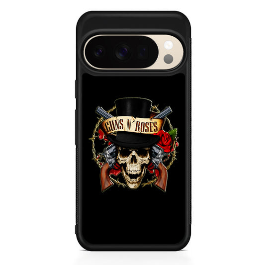 Guns N Roses Rock Skull Google Pixel 10 Pro XL Case | Slim Google Pixel 10 Pro XL Protective Case