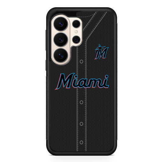 MLB Miami Marlins Jersey Samsung Galaxy S26 Ultra Case | Slim Protective Case for Samsung Galaxy S26 Ultra