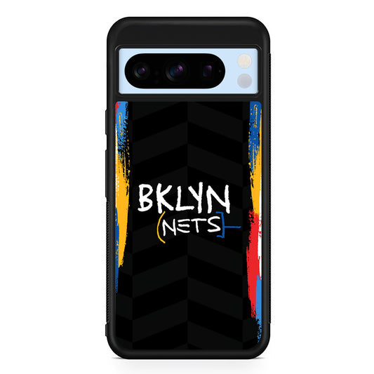 NBA Brooklyn Nets Jersey Google Pixel 8 Pro Case | Slim Rubber Case for Google Pixel 8 Pro