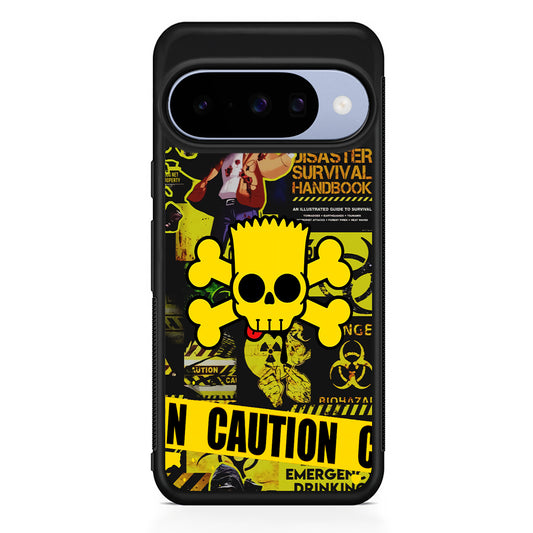 Bart Pirate Emergency Survival Google Pixel 10 Case | Google Pixel 10 Rubber Protective Case
