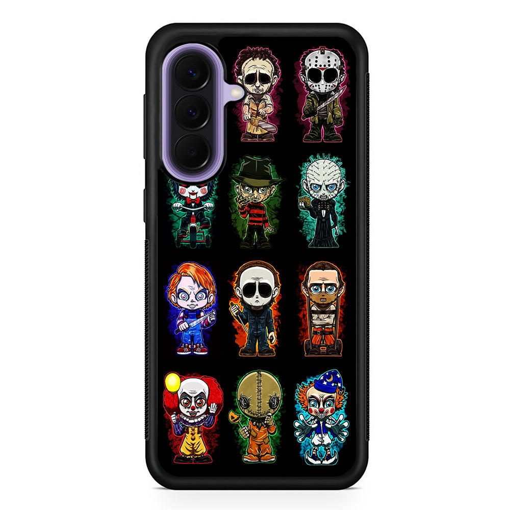Scary Movie Horror Chibi Samsung Galaxy A57 Case | Slim Samsung Galaxy A57 Rubber Case