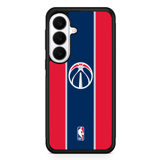 NBA Washington Wizards Stripe Samsung Galaxy S26 Plus Case | Slim Protective Cover for Samsung Galaxy S26 Plus