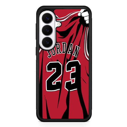 Jordan Red Basket Jersey Samsung Galaxy S26 Plus Case | Lightweight Protective Cover for Galaxy S26 Plus