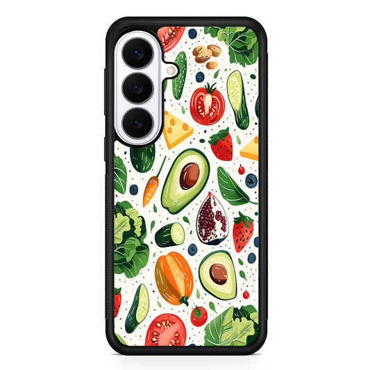 Collection of Fruits and Vegetables Samsung Galaxy S26 Plus Case | Slim Protective Cover for Samsung Galaxy S26 Plus