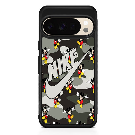 Nike Mickey Camo Google Pixel 10 Pro XL Case | Durable Google Pixel 10 Pro XL Cover