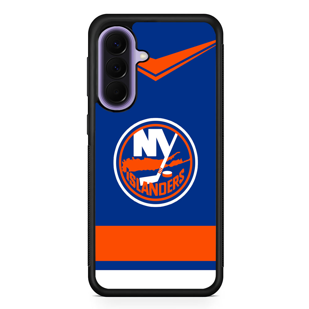 NHL New York Islanders Jersey Samsung Galaxy A57 Case | Slim Samsung Galaxy A57 Rubber Case