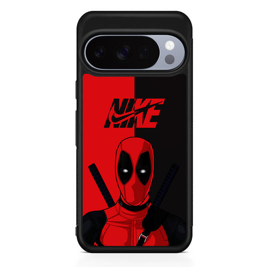 Nike Deadpool Red Grey Google Pixel 10 Pro Case | Protective Google Pixel 10 Pro Cover