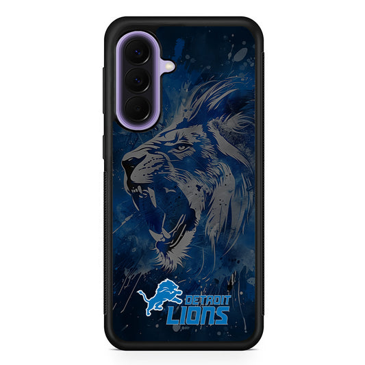 NFL Detroit Lions Roar Samsung Galaxy A57 Case | Slim Samsung Galaxy A57 Rubber Case