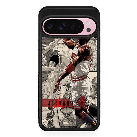 Air Jordan Unusual Jumping Man Google Pixel 9 Pro XL Case | Protective Cover