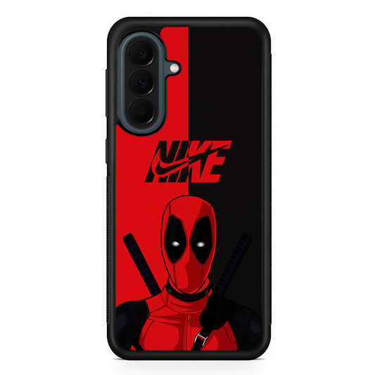 Nike Deadpool Red Grey Samsung Galaxy A37 Case | Samsung Galaxy A37 Rubber Phone Case
