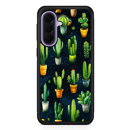 A Collection of Cactus in Pots Samsung Galaxy A57 Case | Slim Samsung Galaxy A57 Rubber Case