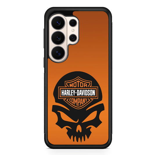 Harley Orange Skull Emblem Samsung Galaxy S26 Ultra Case | Slim Everyday Protection for Galaxy S26 Ultra