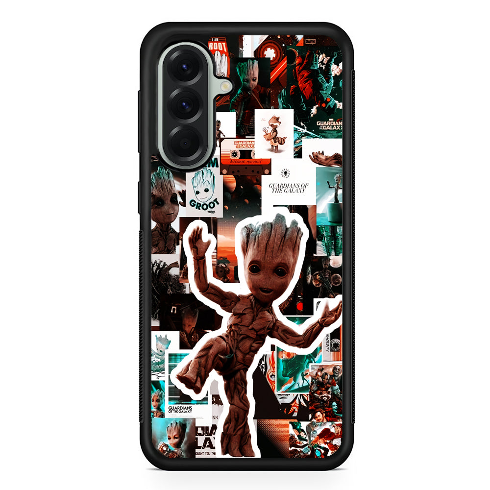 Groot Aesthetic Samsung Galaxy A56 Case | Samsung Galaxy A56 Protective Rubber Case