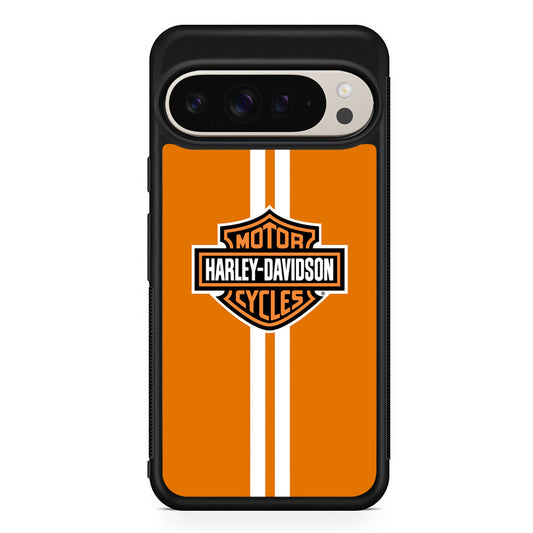 Harley Davidson Orange Touch Google Pixel 9 Pro Case | Slim Protective Cover