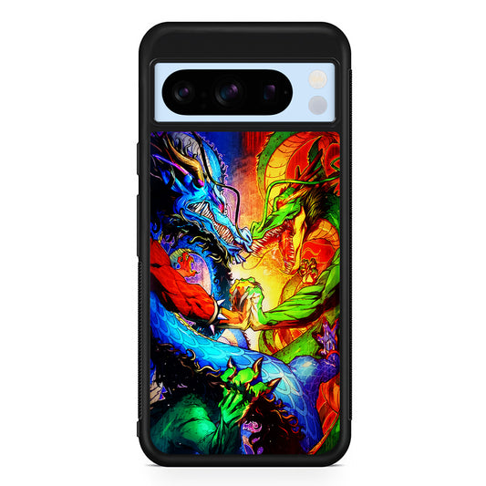 Kaido VS Shenron Crossover Google Pixel 8 Pro Case | Slim Rubber Case for Google Pixel 8 Pro