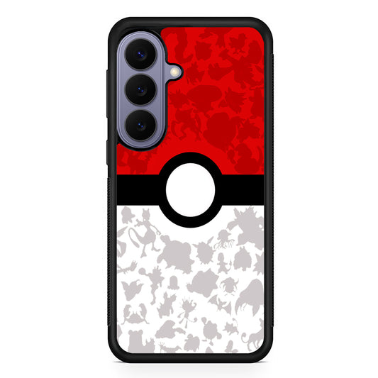 Pokemon Ball Silhouette Samsung Galaxy S26 Case | Durable Rubber Case for Samsung Galaxy S26