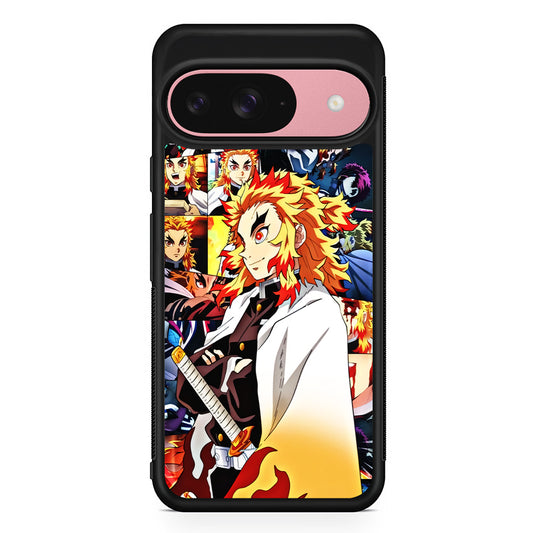 Rengoku Kyojuro Part of Momment Google Pixel 9 Case | Google Pixel 9 Protective Rubber Case