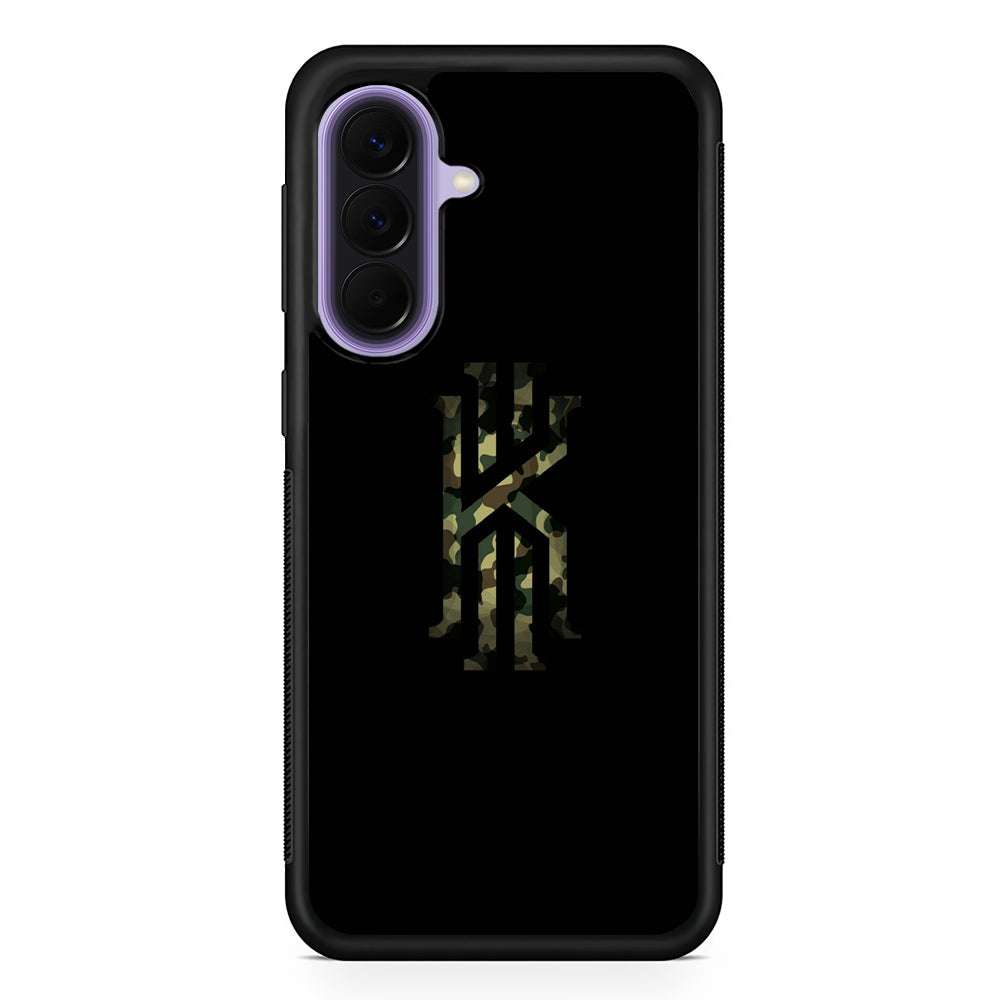 Kyrie Irving Black Camo Samsung Galaxy A57 Case | Slim Samsung Galaxy A57 Rubber Case