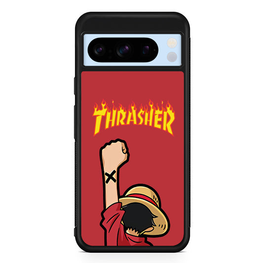 Thrasher Maroon Luffy Google Pixel 8 Pro Case | Premium Protective Case for Google Pixel 8 Pro