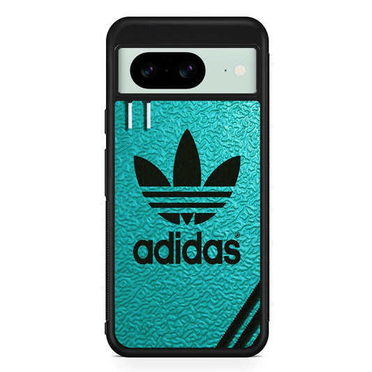 Adidas Blue Abstract Strap Google Pixel 8 Case | Durable Protective Cover for Google Pixel 8
