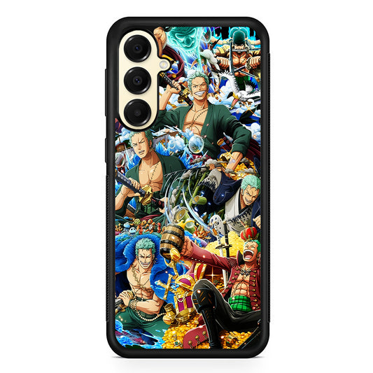 One Piece Roronoa Zoro Aesthetic Samsung Galaxy A16 Case | Slim Rubber Samsung Galaxy A16 Case