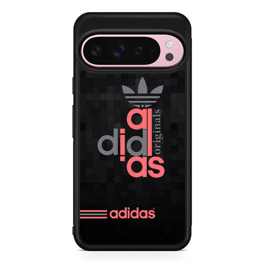 Adidas Original All Black Google Pixel 9 Pro XL Case | Protective Cover