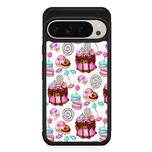 Delicious Donuts Cakes Candy Google Pixel 9 Pro Case | Slim Protective Cover