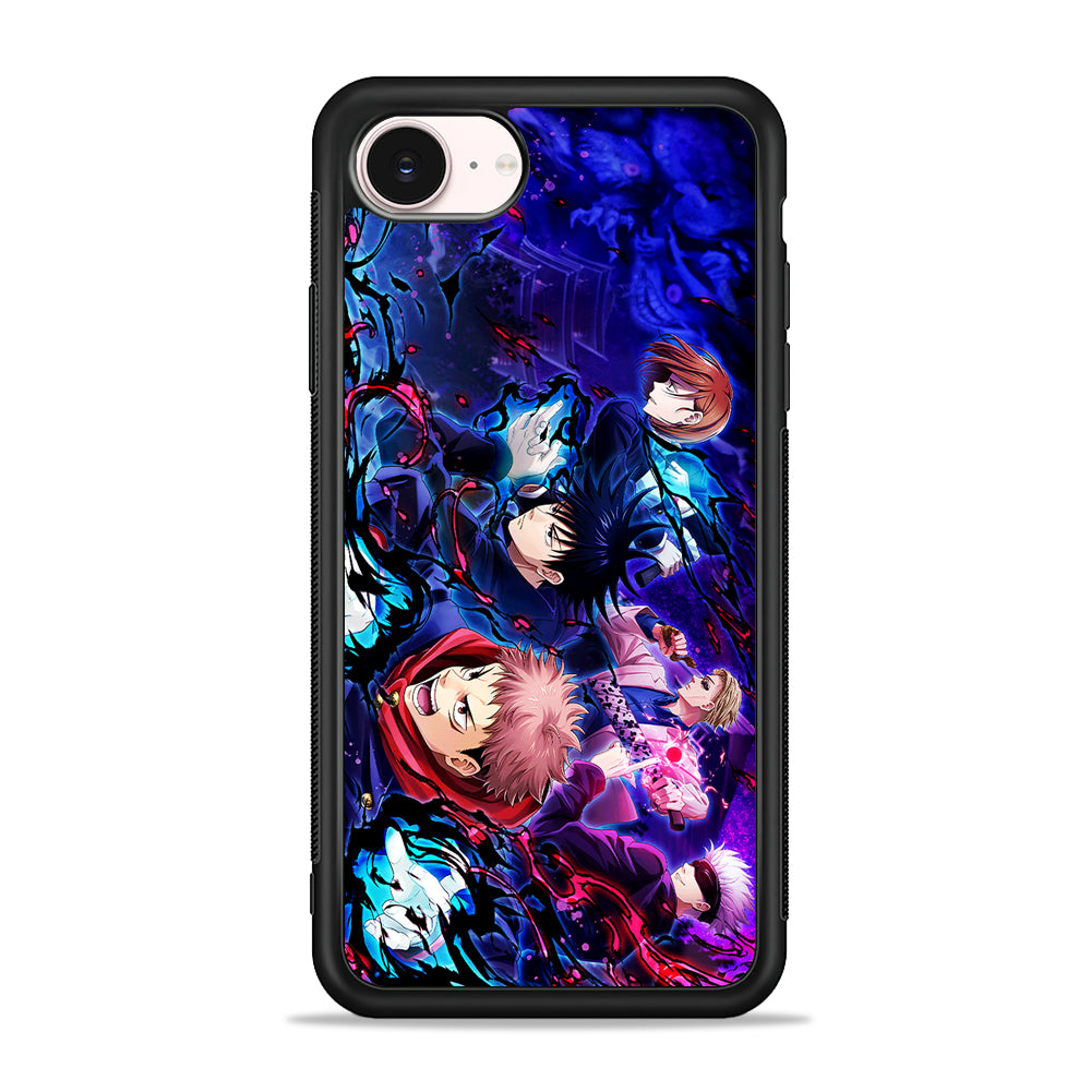 Main Characters of Jujutsu Kaisen iPhone 17e Case - Silicone Case