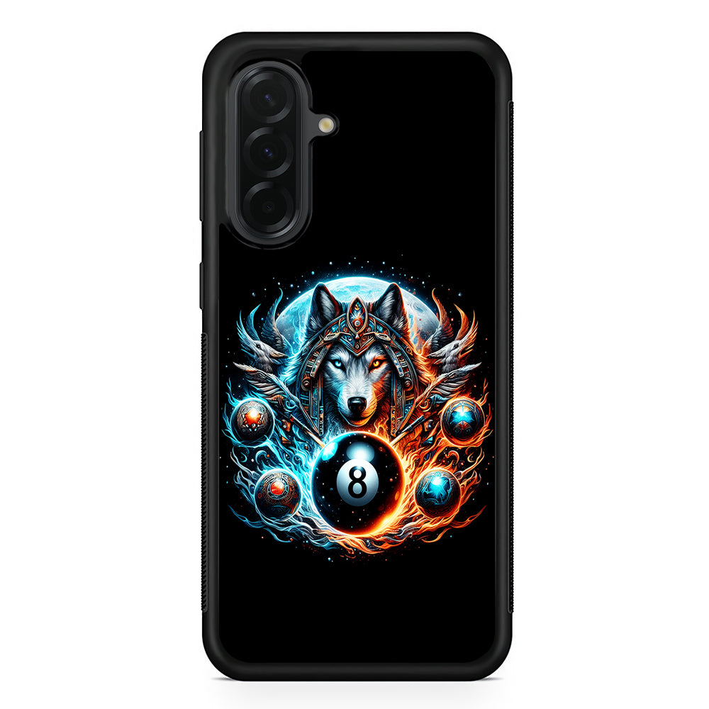 The Wolf Ball Number 8 Samsung Galaxy A36 Case | Protective Rubber Cover