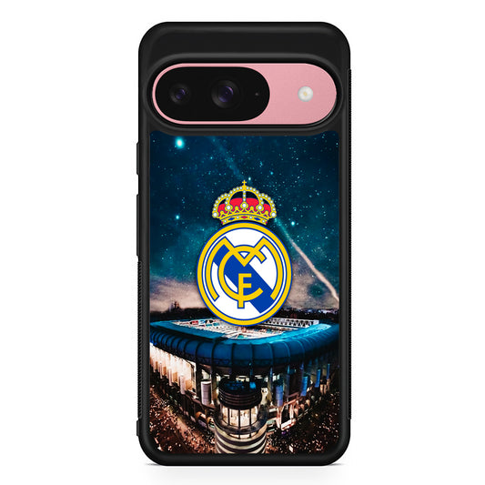 Real Madrid Santiago Bernabeu Google Pixel 9 Case | Google Pixel 9 Protective Rubber Case