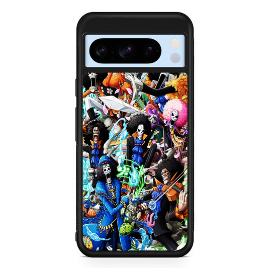 One Piece Brook Aesthetic Google Pixel 8 Pro Case | Slim Rubber Case for Google Pixel 8 Pro