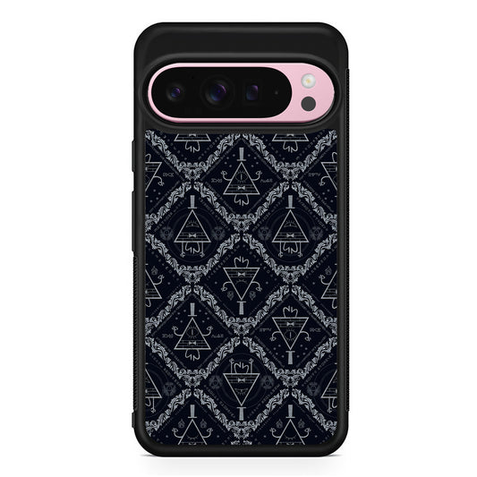 Bill Cipher Gravity Falls Pattern Google Pixel 9 Pro XL Case | Protective Cover