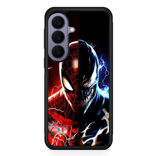Venom X Spiderman Character Samsung Galaxy S26 Case | Durable Rubber Case for Samsung Galaxy S26