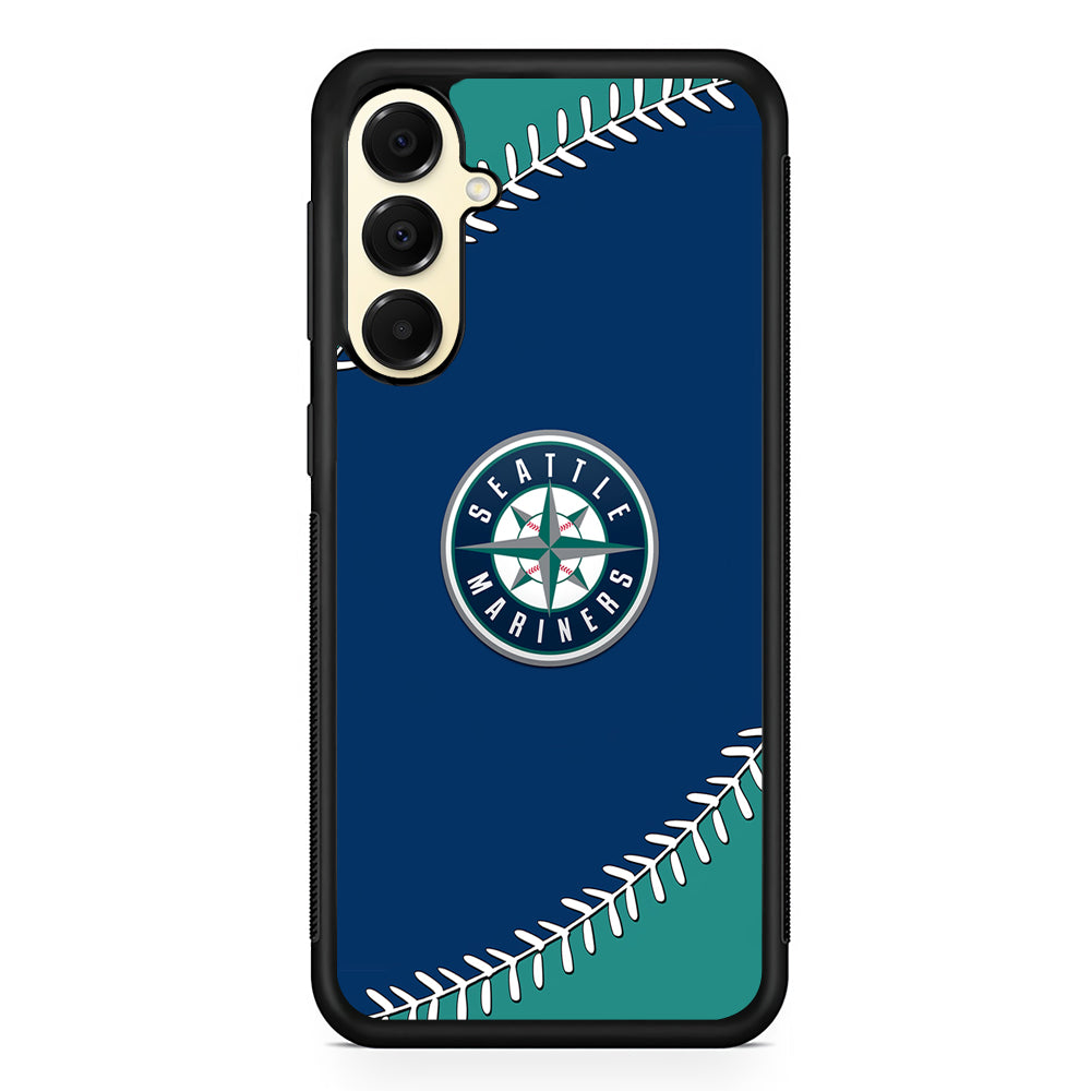 MLB Seattle Mariners Team Samsung Galaxy A16 Case | Slim Rubber Samsung Galaxy A16 Case